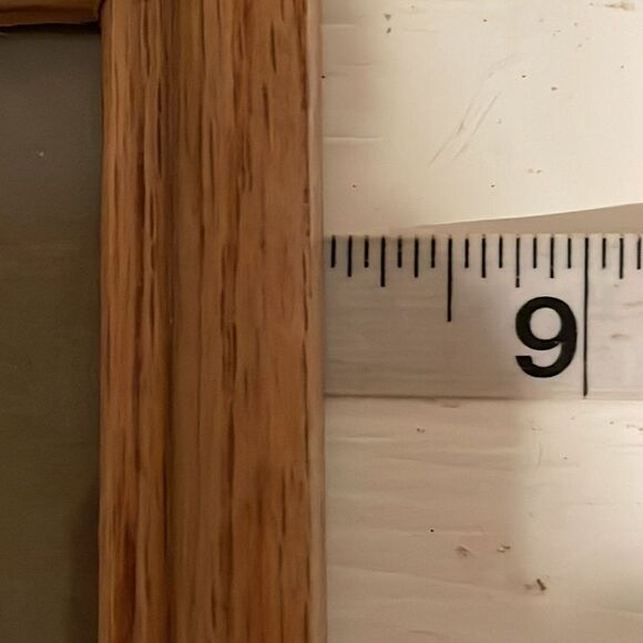 5” x 7”  single wide moulding rustic wood wall and desk mount picture frame - Picture 12 of 15